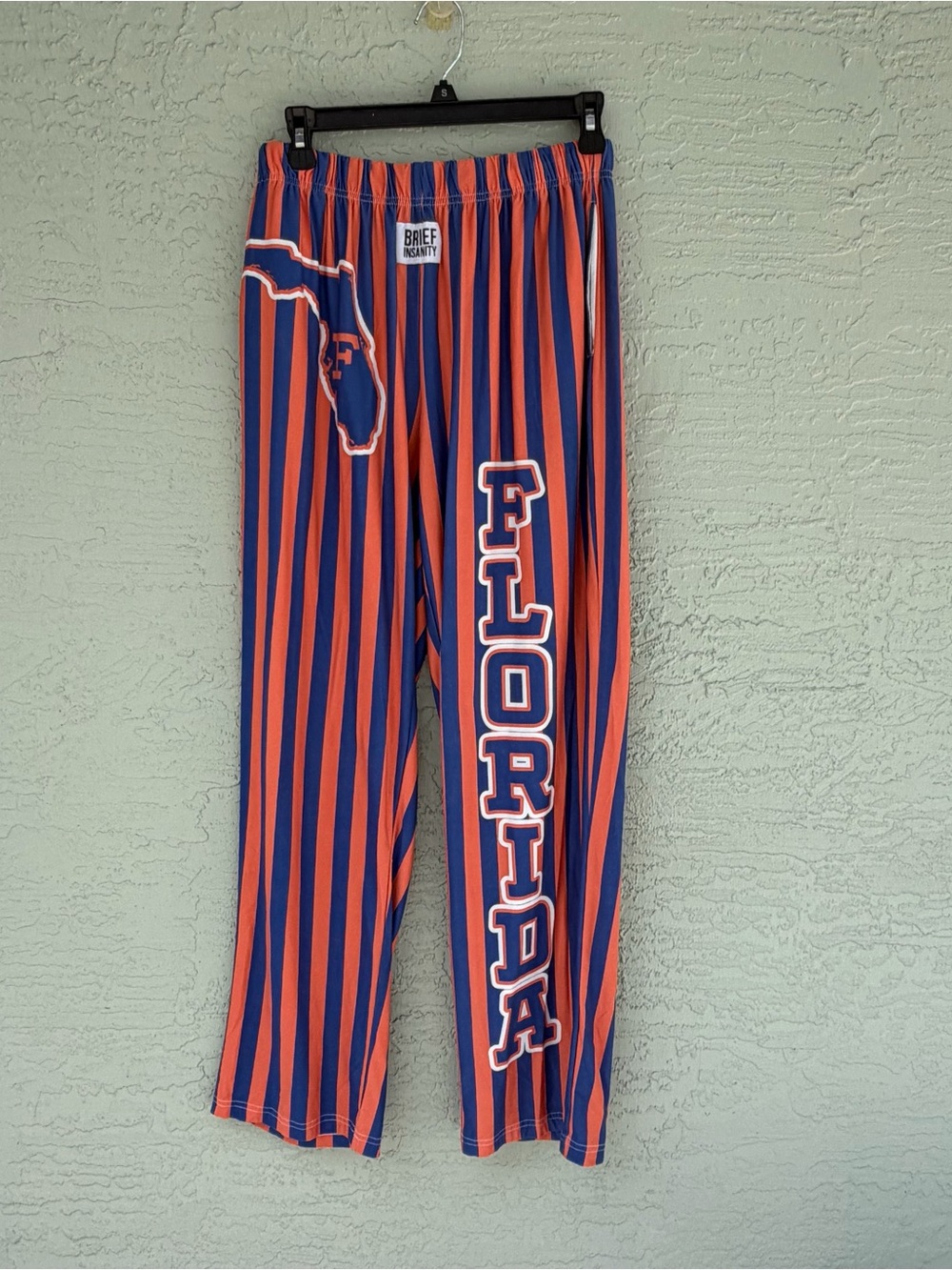 "Brief Insanity" brand lounge pants University Of Florida Sz L
